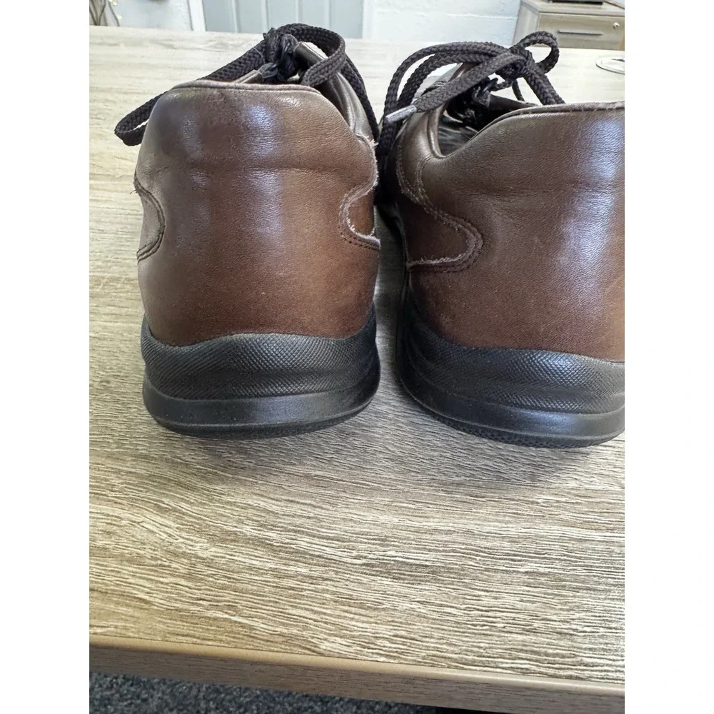 MEPHISTO HIKE DESERT WILD Men's Brown Leather Lace Up Air Jet Runoff Shoes Sz 10